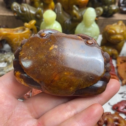 蛇纹石玉未镶嵌颈饰126