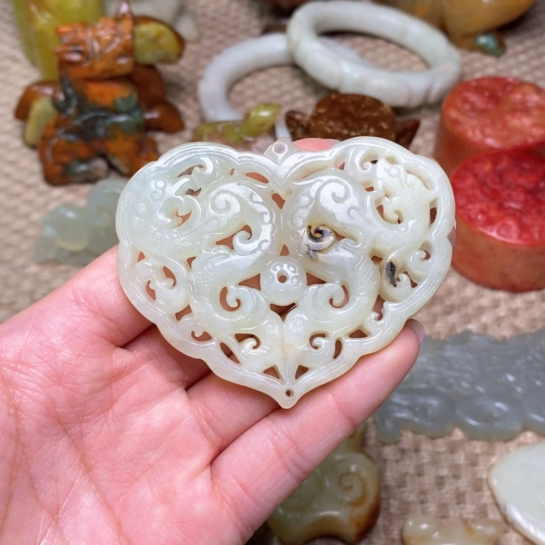 白玉菩提吊坠白玉菩提白玉菩提摆件