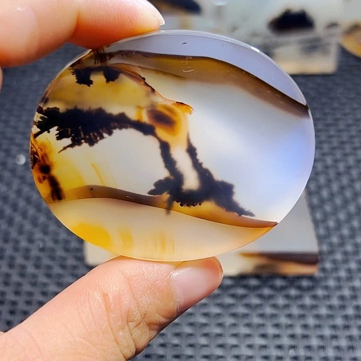 未镶嵌玛瑙/玉髓珠宝半成品