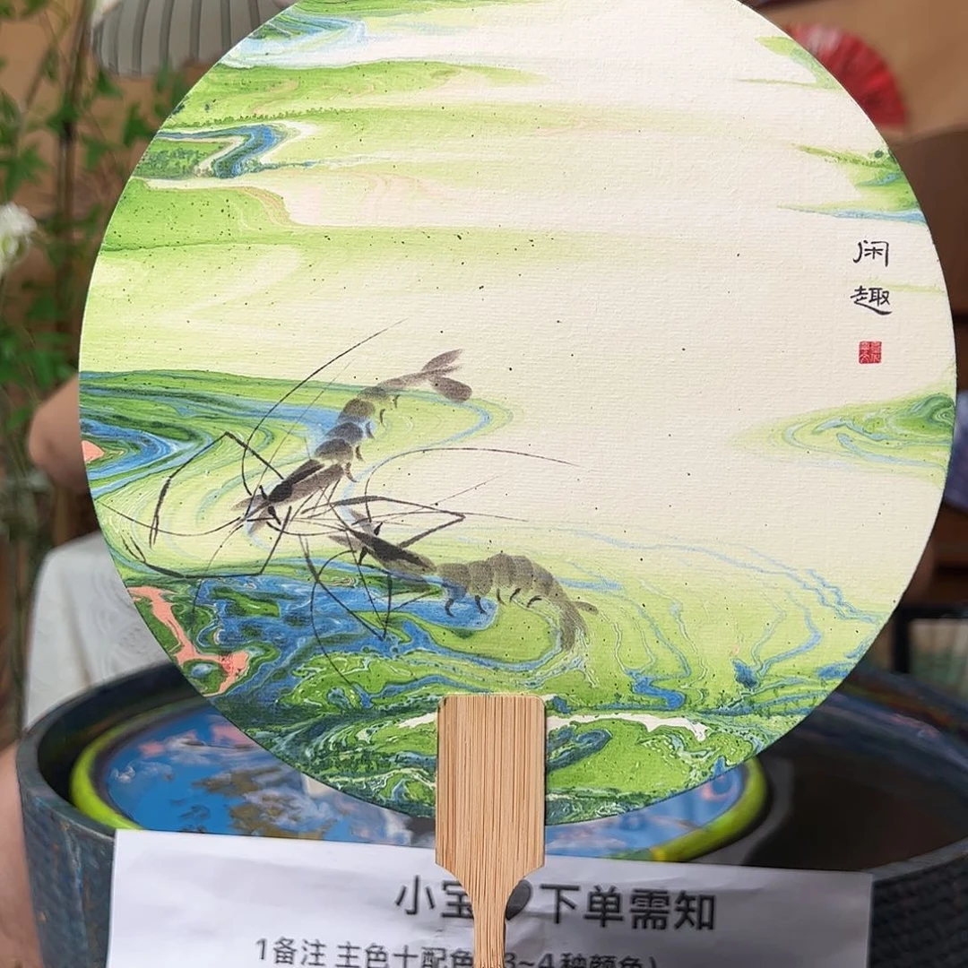 扇子非遗漆扇 成品团扇