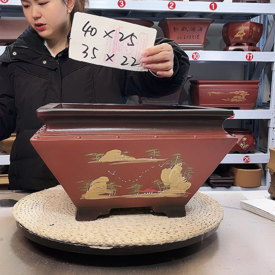 紫砂花盆紫砂花盆