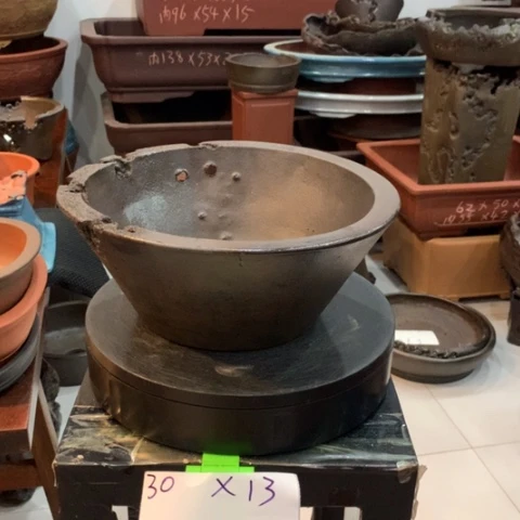 紫砂花盆手工的异型盆