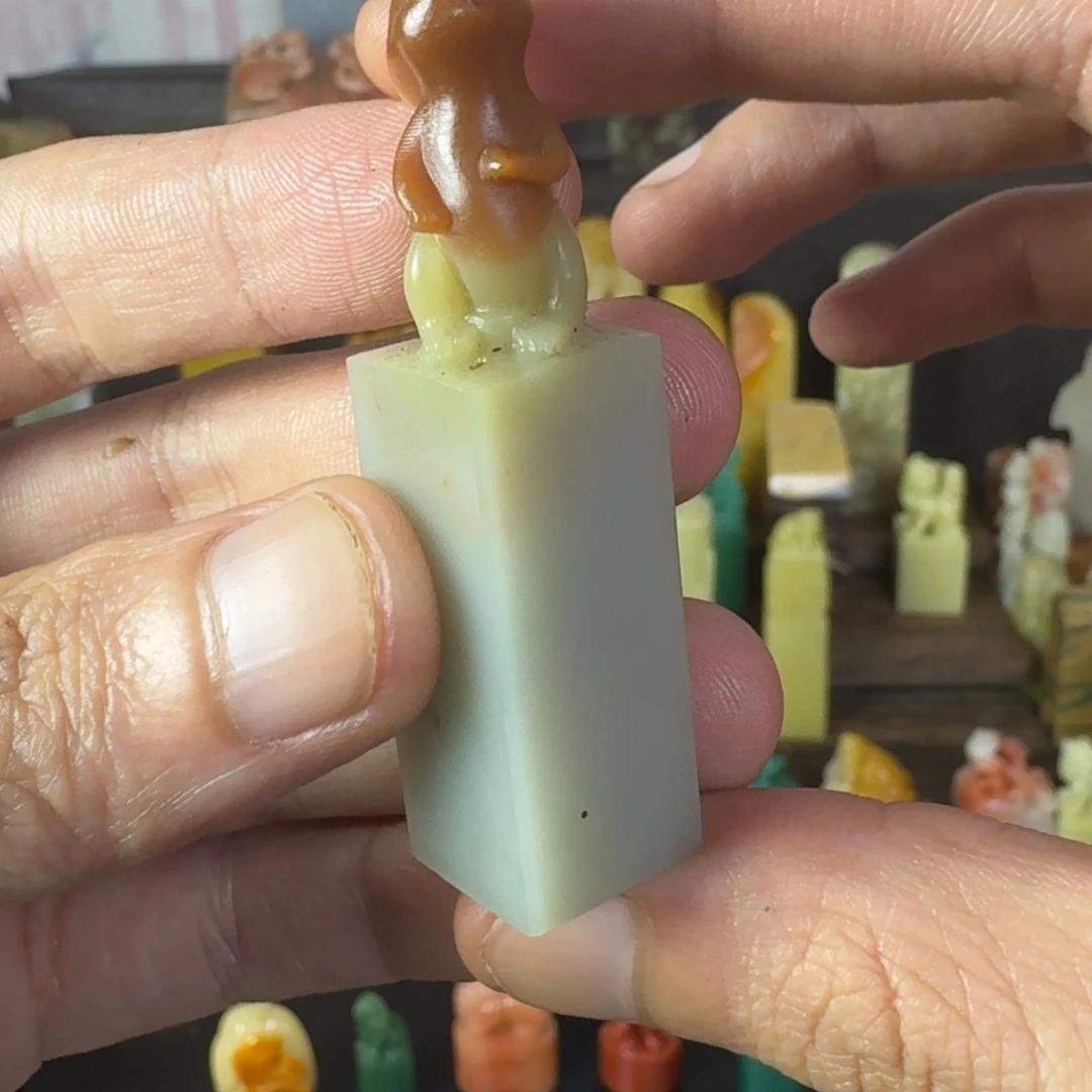 昌化石印石云南天青蓝