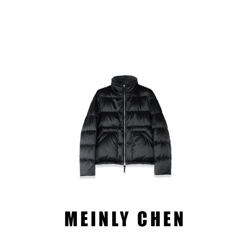 【MEINLY  CHEN】高端设计师款时尚休闲百搭鹅绒服8253029