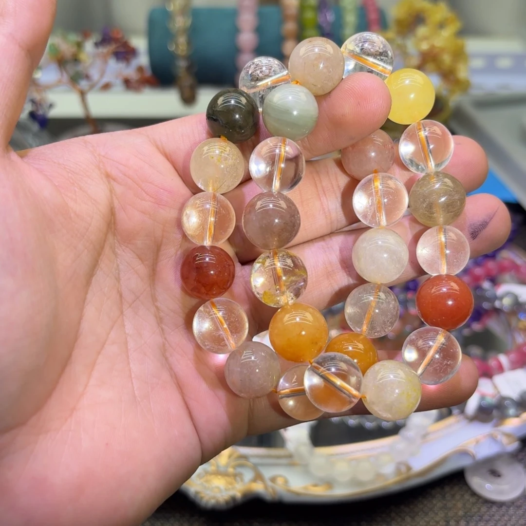 手链水晶未镶嵌14m+多宝水晶