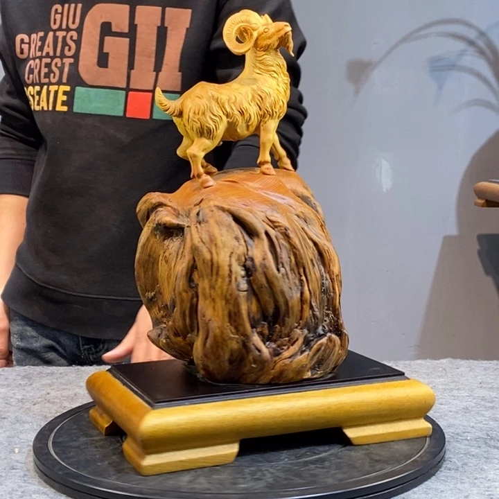 柏木木雕工艺品摆件