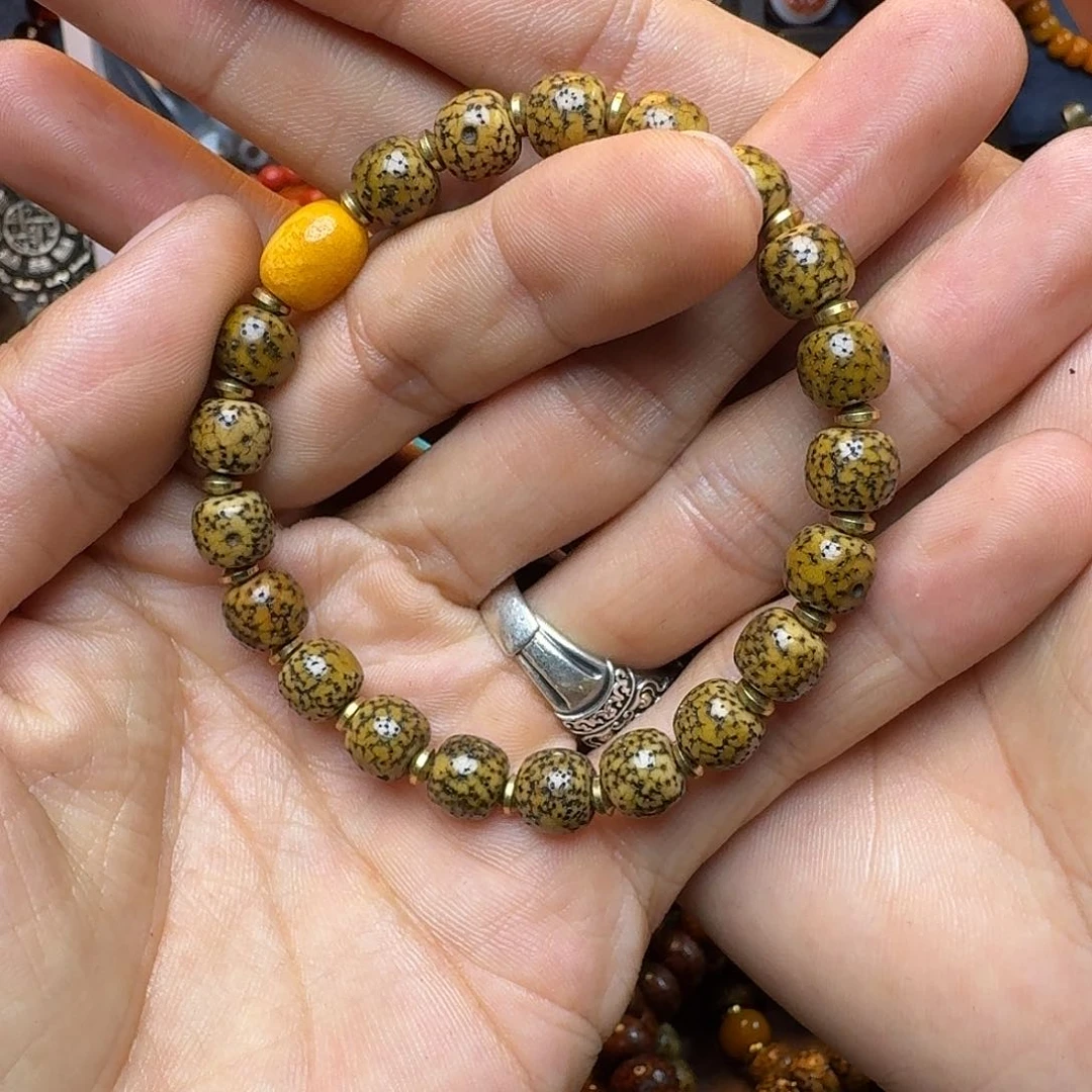 柏香籽/百香籽吊坠星月