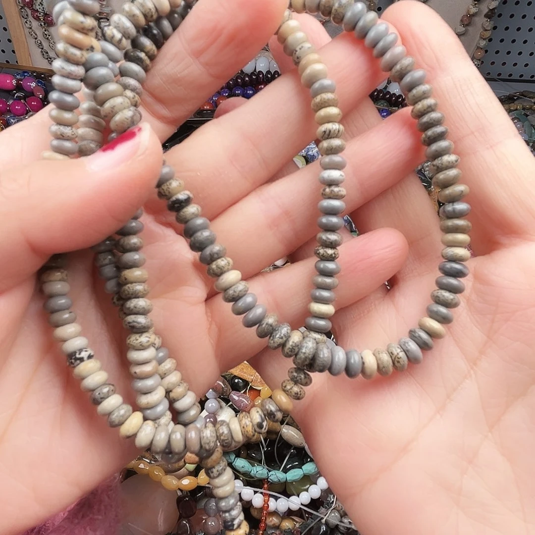 玛瑙/玉髓未镶嵌珠宝半成品水墨画