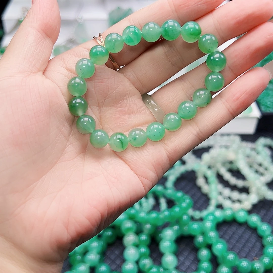 石英质玉（非洲翠）未镶嵌手链