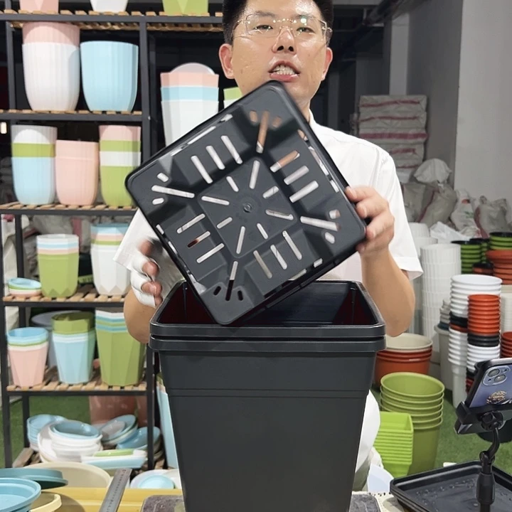 方盆口26高28黑色3只无托