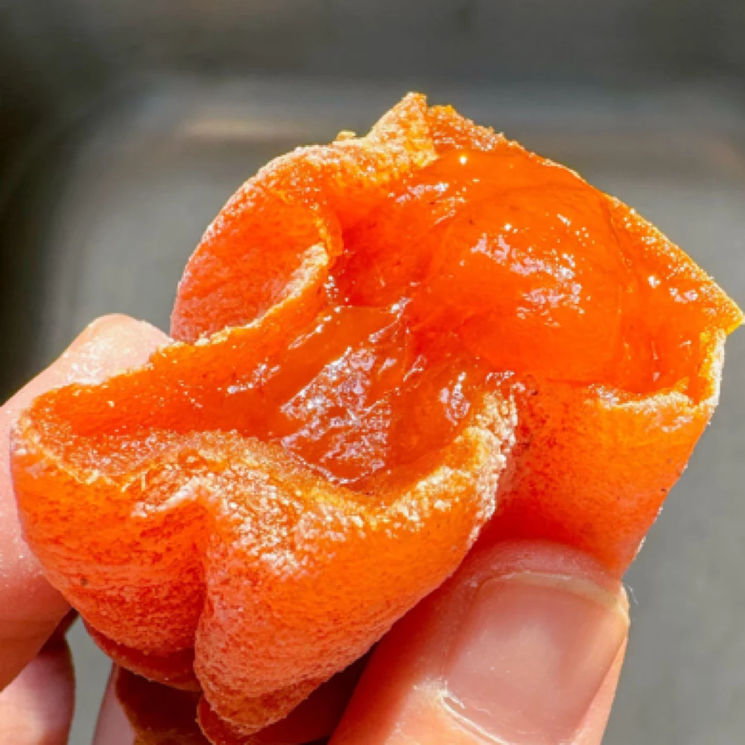 正宗陕西富平挂霜流心柿饼