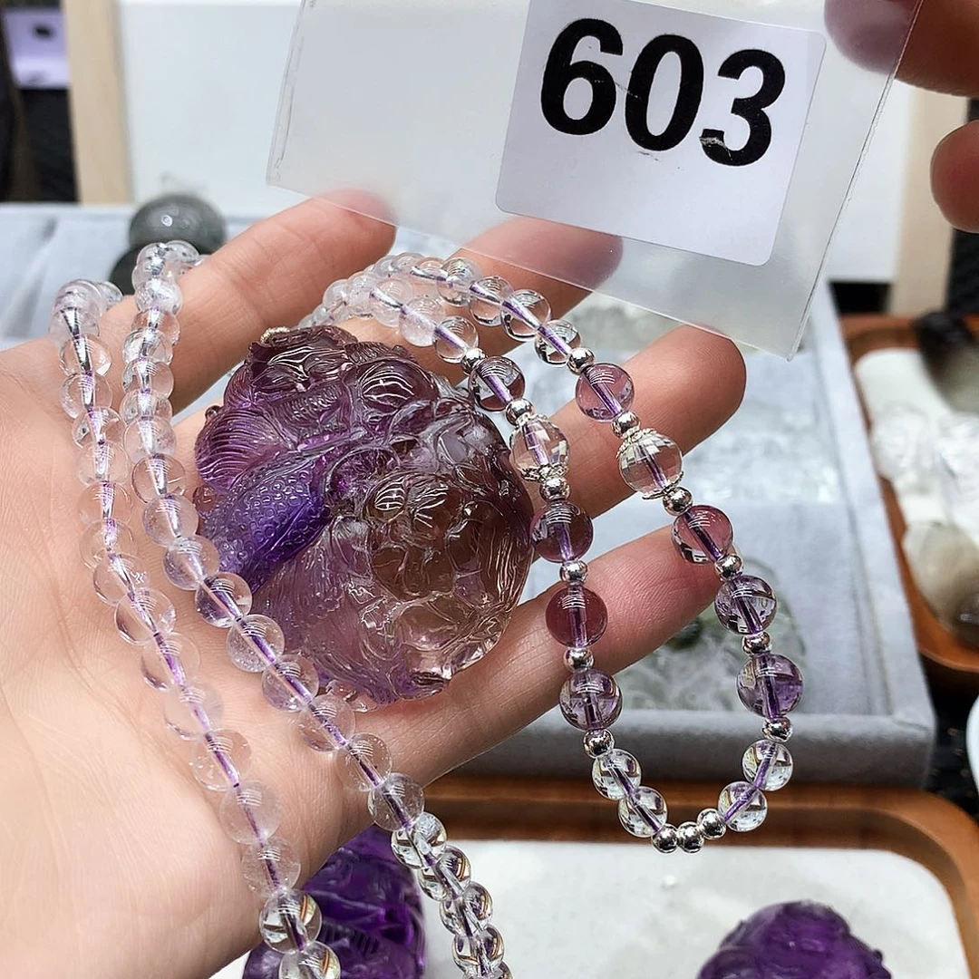 水晶颈饰未镶嵌吊坠