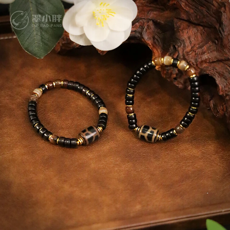 z翠小胖 龟背珠珠玛瑙手串CTZA158 多样性发1