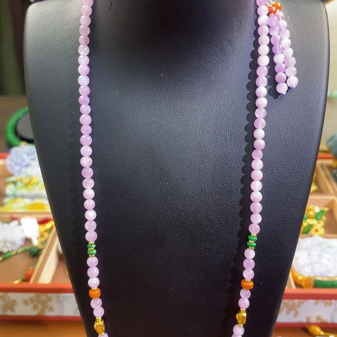 菀***卿紫晶颈饰未镶嵌炸