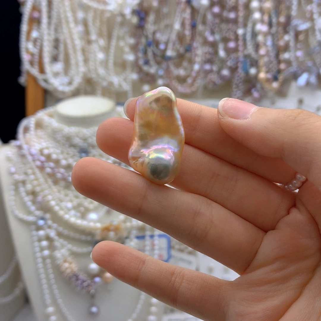 合金淡水珍珠项链耳饰