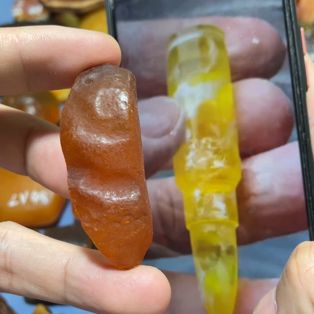 定制蜜蜡未镶嵌立体子弹