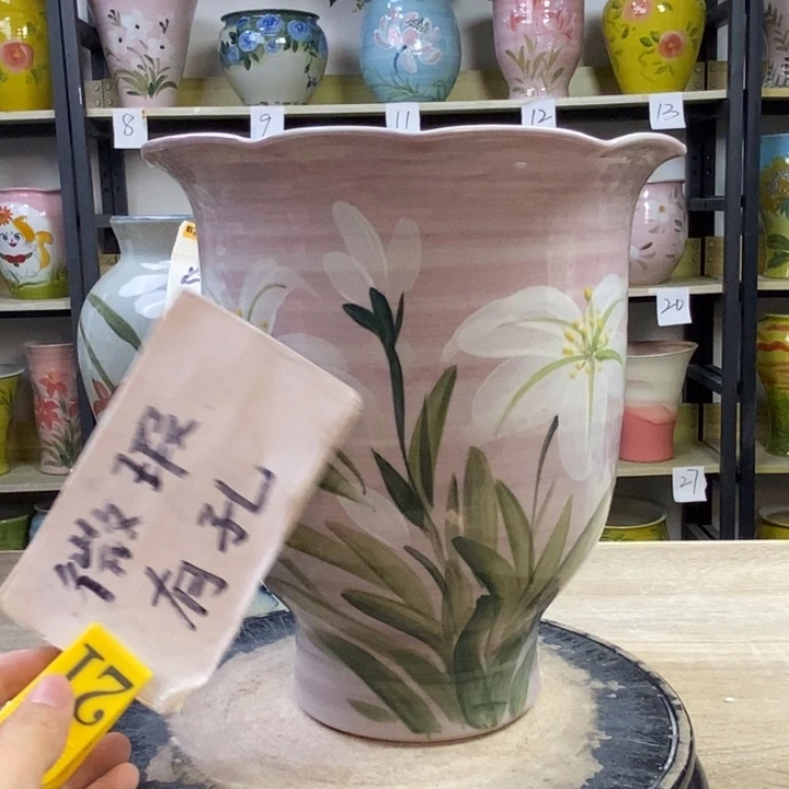 景德镇高温陶瓷花盆