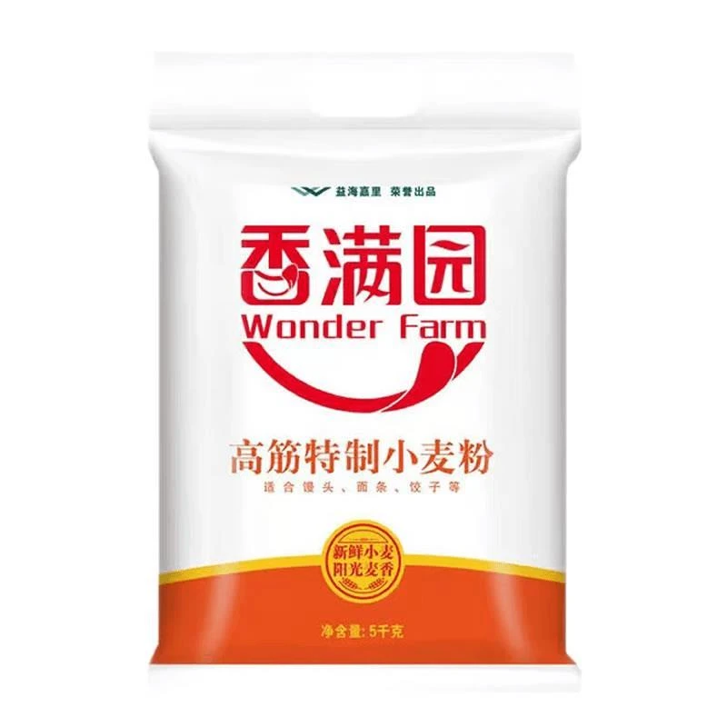 香满园面粉高筋特制小麦粉高筋粉子饺子馒头