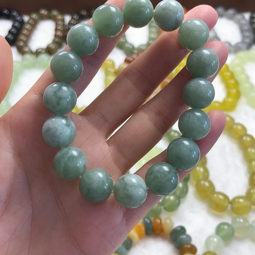 未镶嵌蛇纹石玉手串