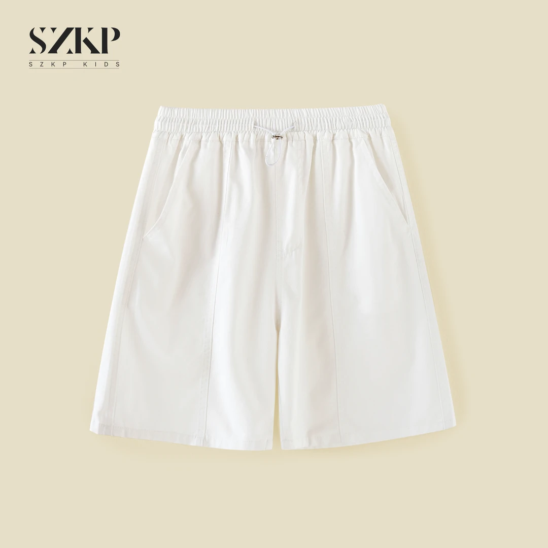 SZKP薄款透气纯棉短裤女童夏季新款儿童潮款百搭休闲裤JMKX551388