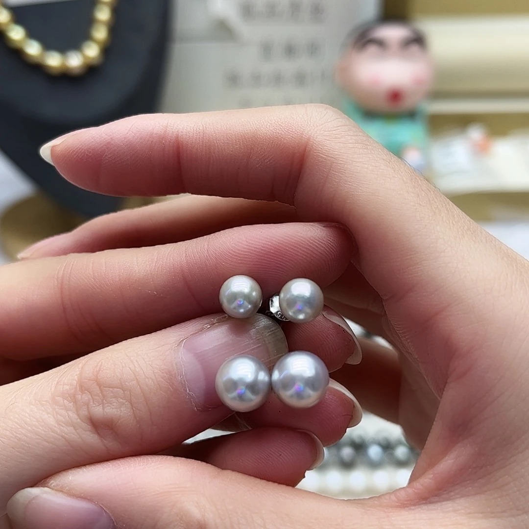 未镶嵌耳饰海水珍珠