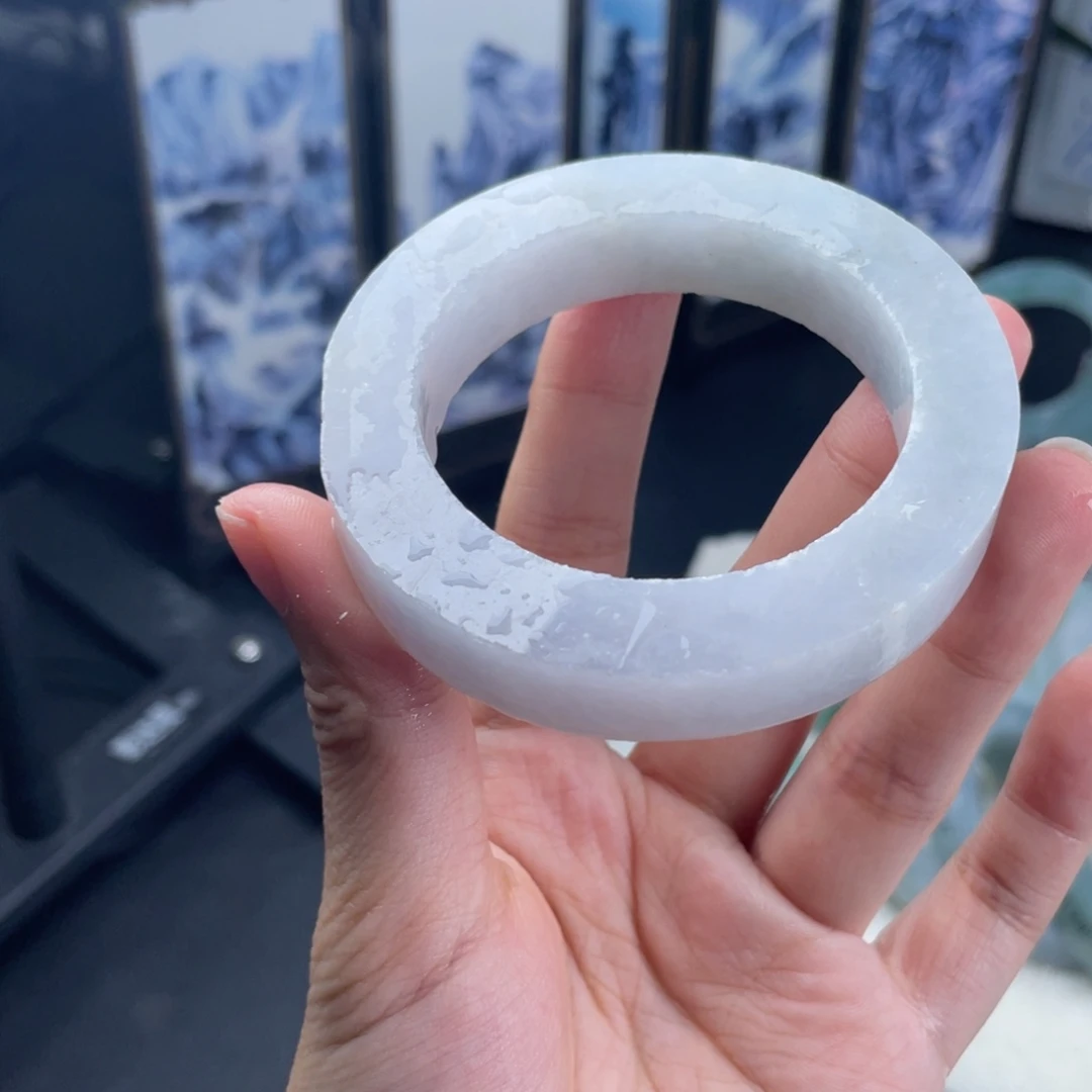 定制翡翠未镶嵌正圈纹裂漏51