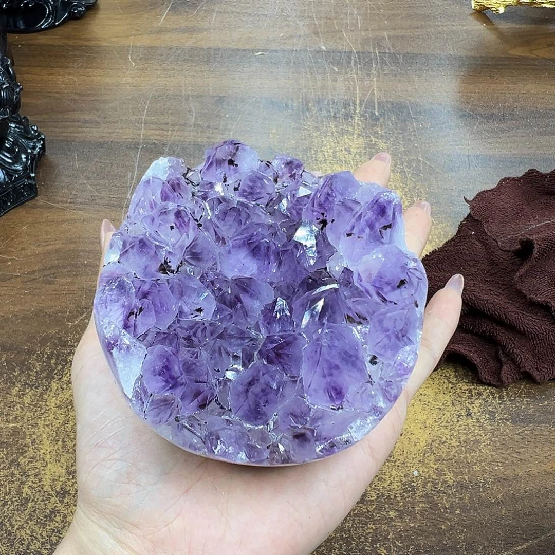 紫晶摆件未镶嵌晶体