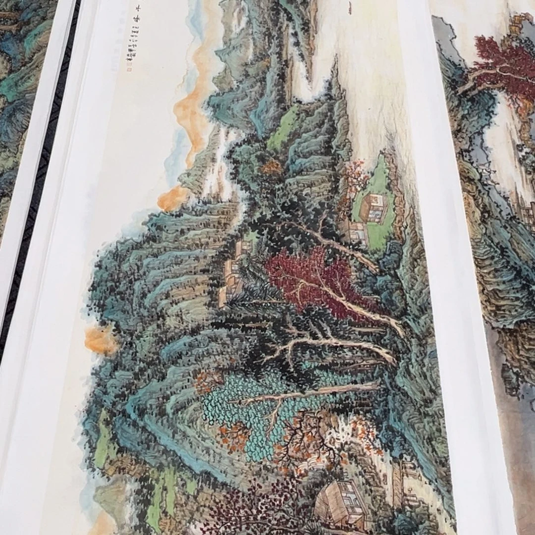 随***心国画小六尺山水作品s