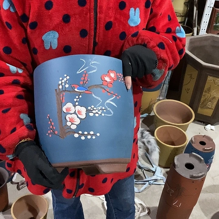 紫砂花盆紫砂花盆