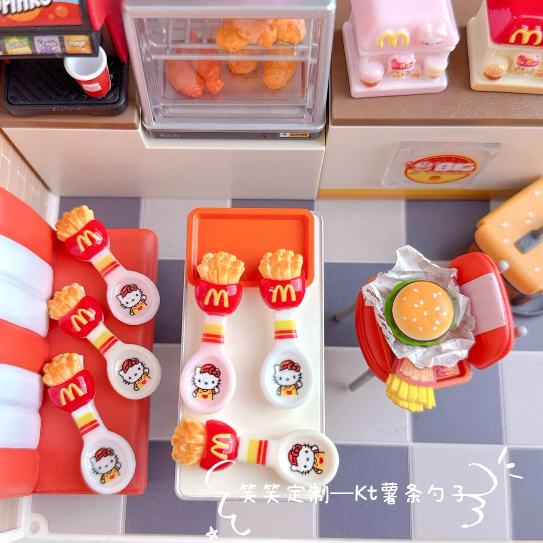 【笑笑定制—Kt叉子➕勺子】diy树脂小饰品/食完/手工摆件