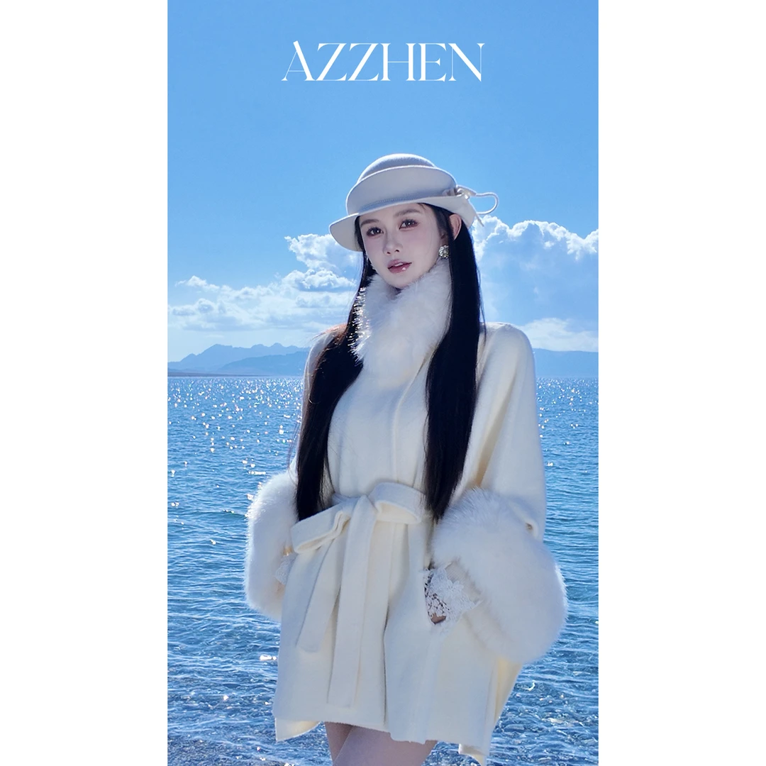 （秋势力周）AZZHEN【大西洋的眼泪】斗篷可拆卸斗篷外套AZ4KBS64-00