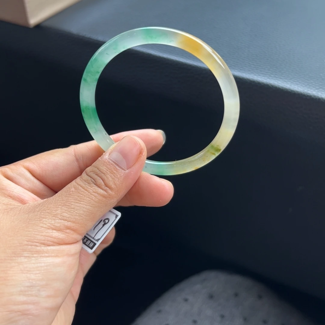 石英质玉未镶嵌手镯非洲翠5455