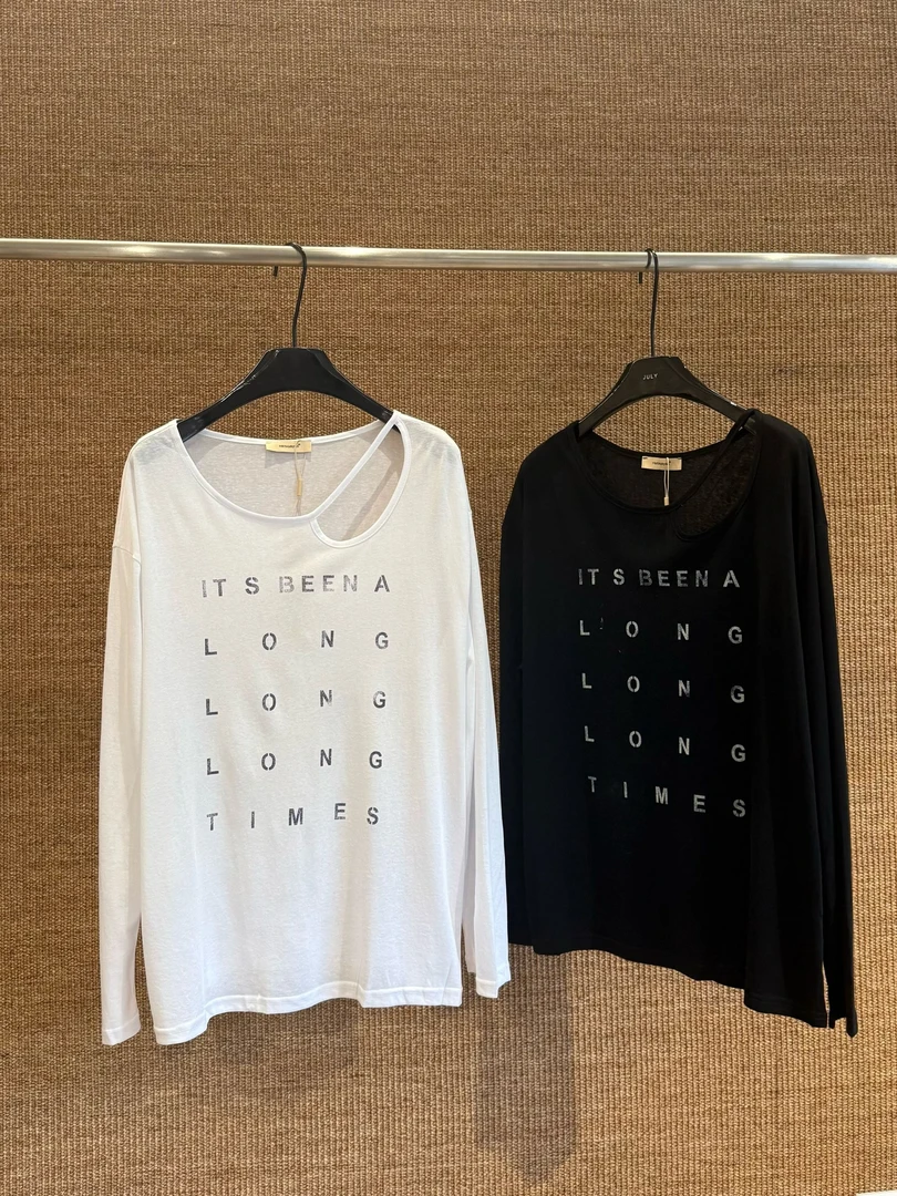 【耶耶YEYE特价福福】字母排版宽松休闲T恤7274