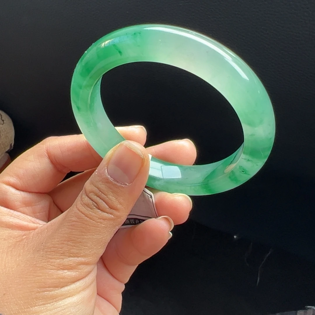 石英质玉未镶嵌手镯非洲翠5354