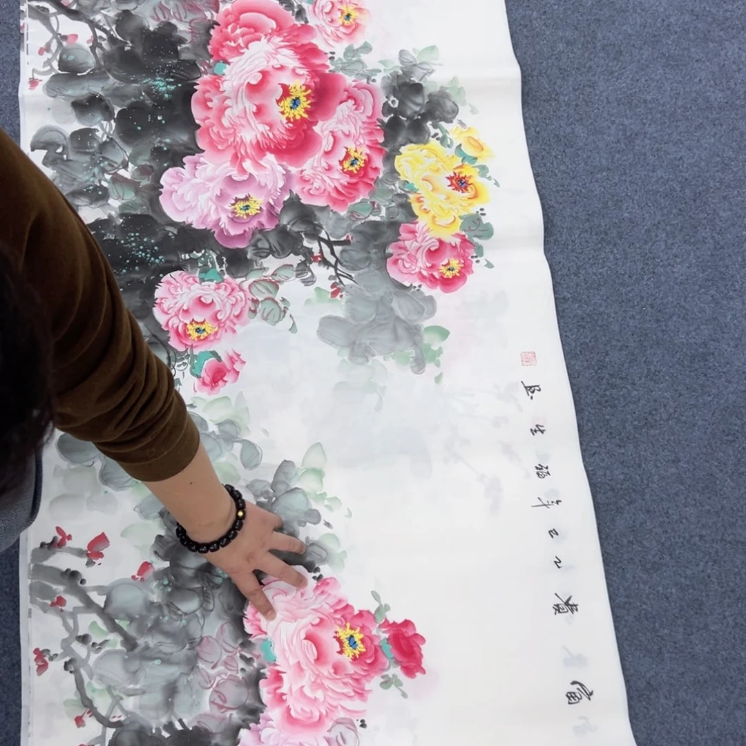 国画国画作品宣纸纯手绘