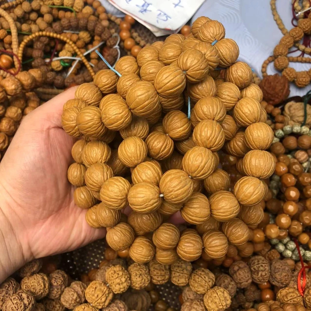 AAA直播专享 原皮猴头16-17mm左右猴头核桃手串文玩