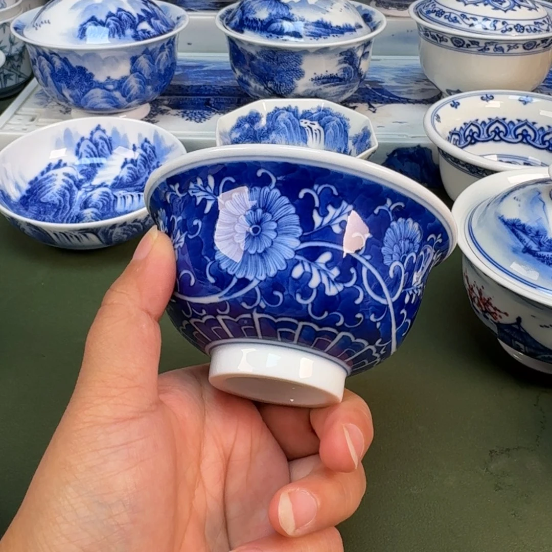 景德镇纯手绘茶具圆圆278