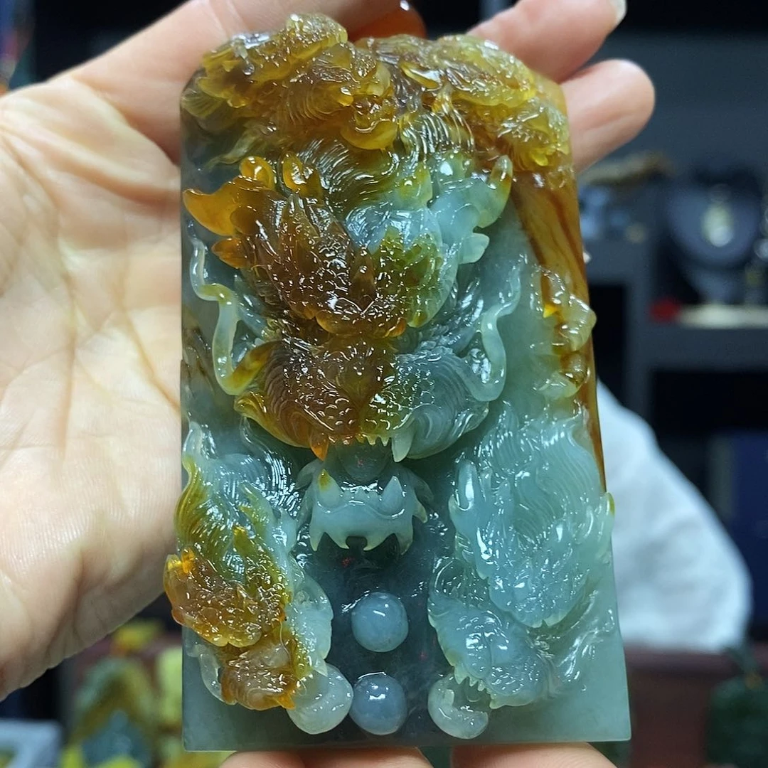 未镶嵌岫玉挂件吊坠