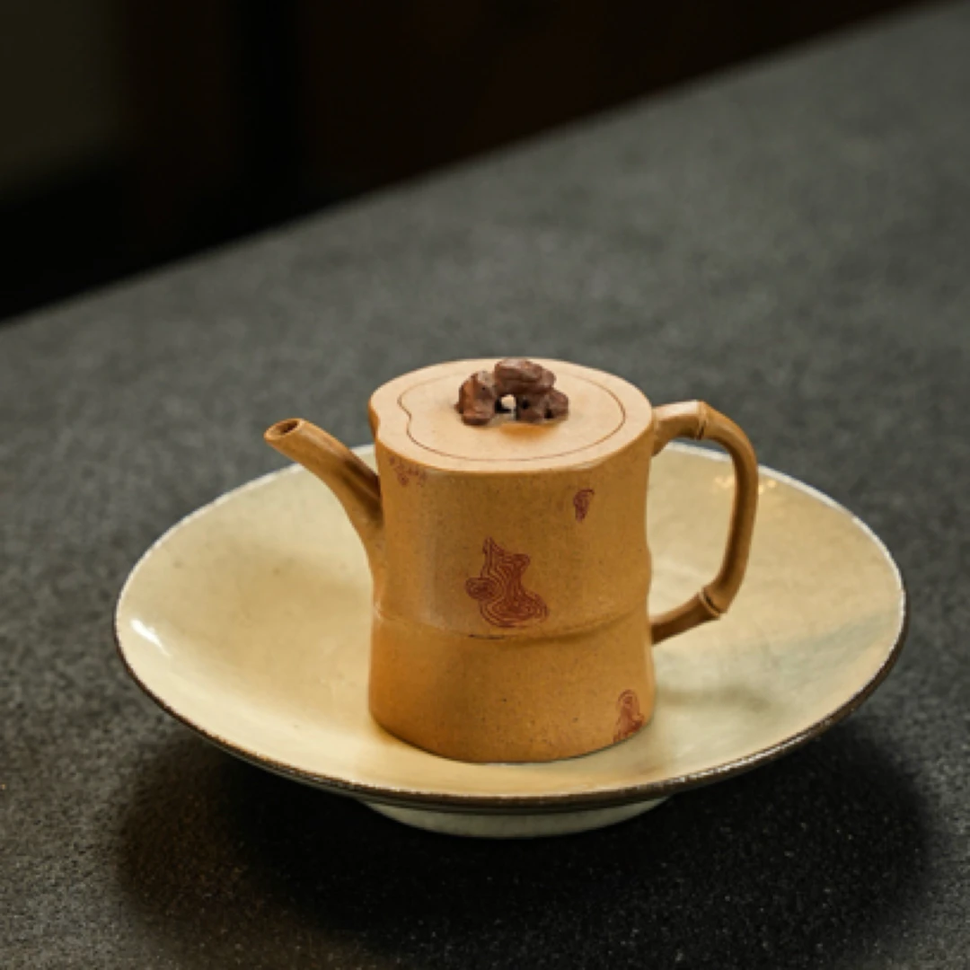 文竹·湘妃·轻胚·100cc 原矿老段泥 色泽古朴