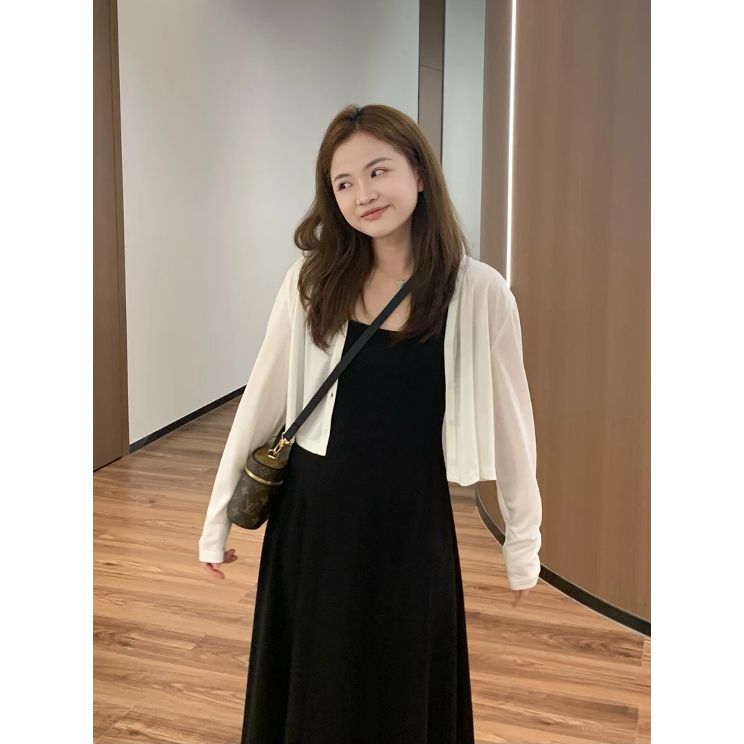 【折扣】YO定制百搭轻薄柔软冰皮面膜开衫休闲基础宽松防晒衣空调衫