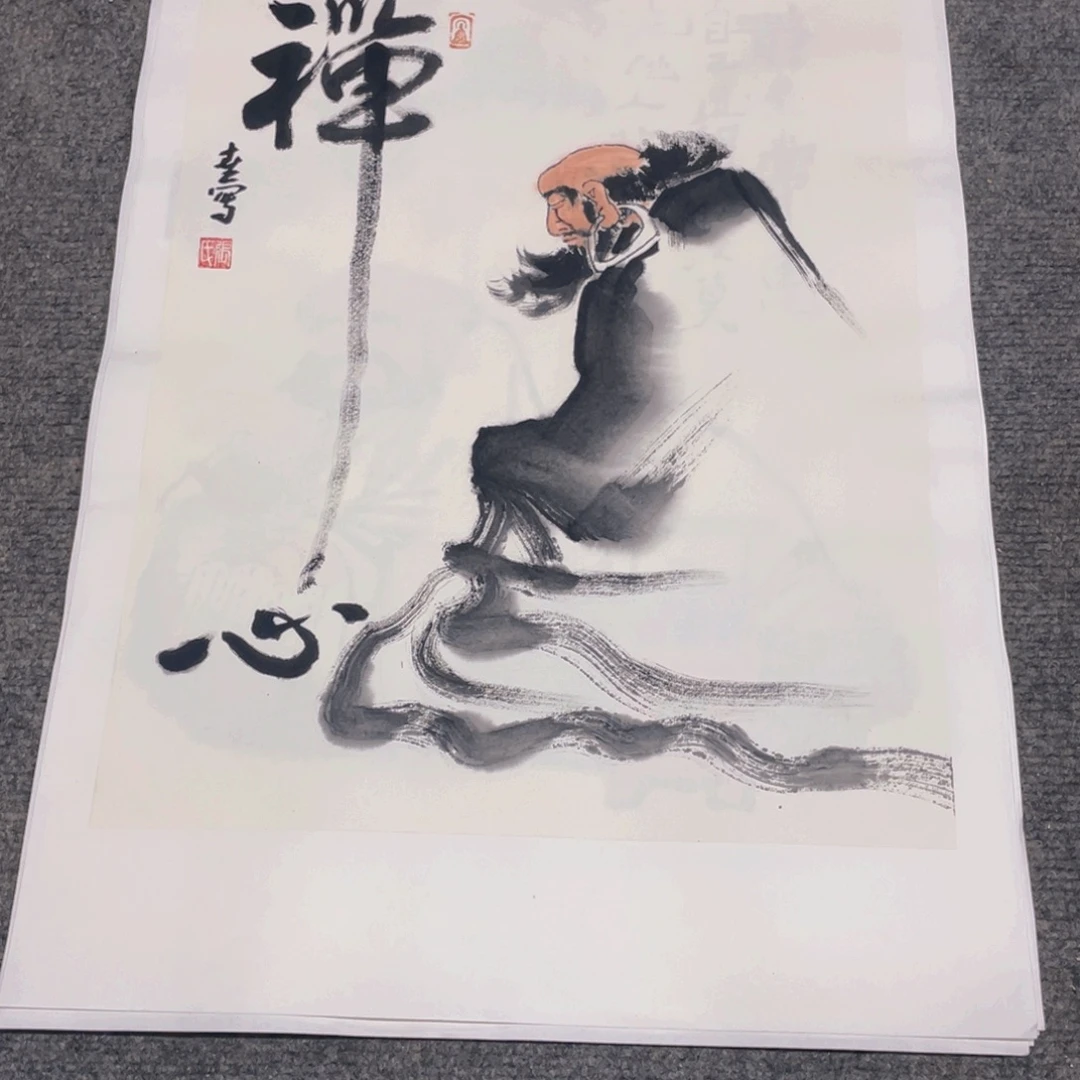 国画1.4平尺纯手绘国画作品