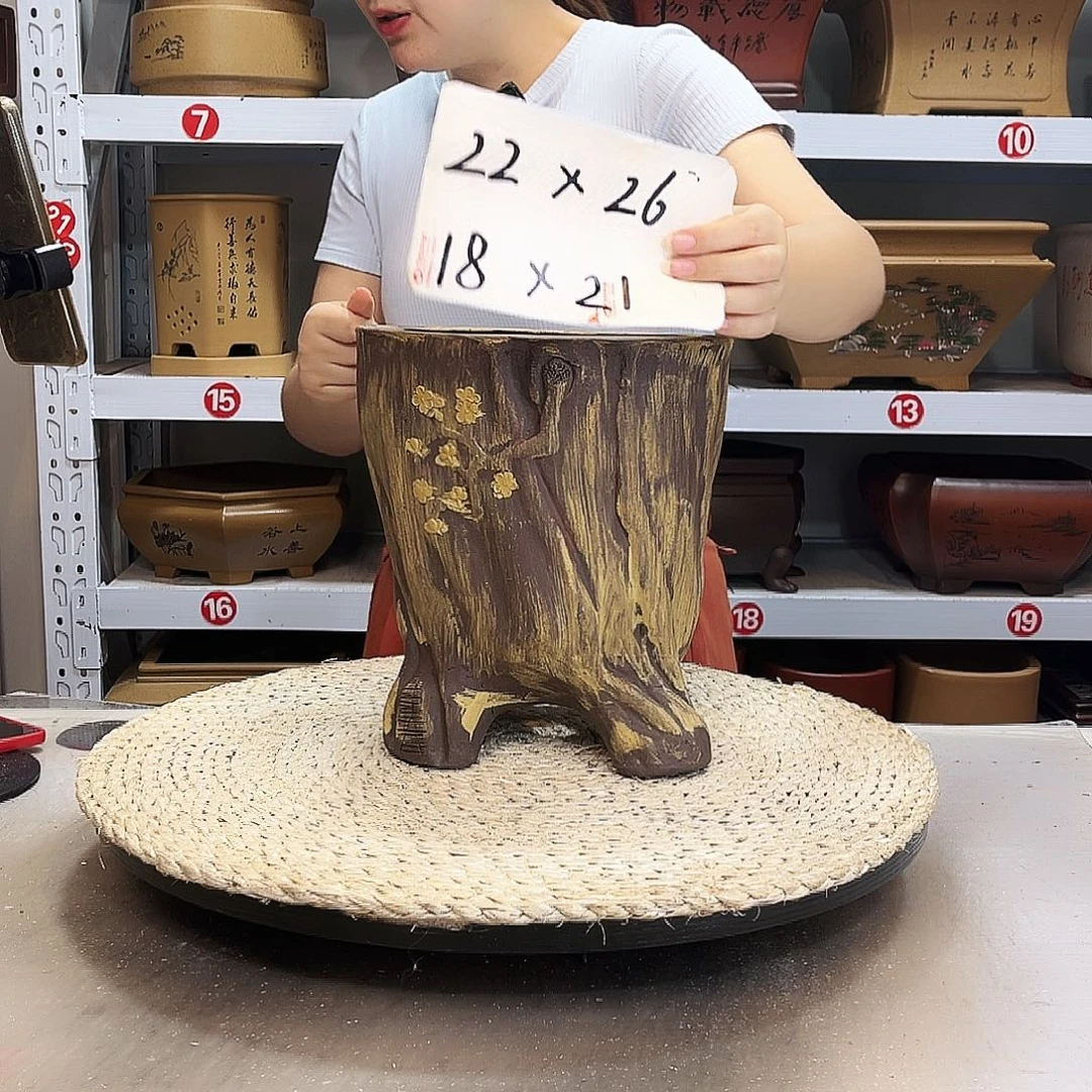 紫砂花盆紫砂花盆