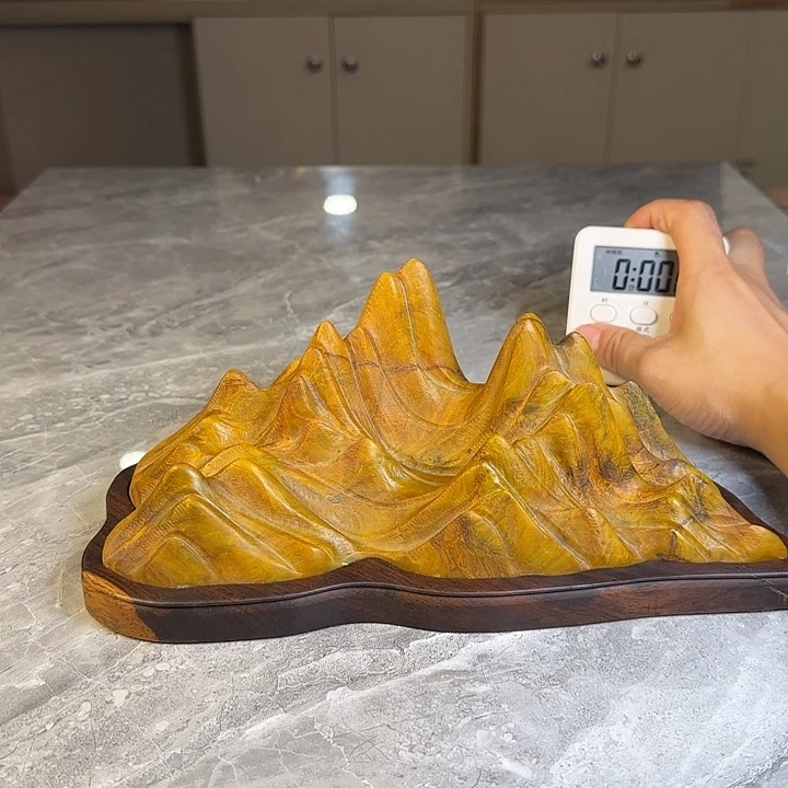 行***水奇石茶宠鱼缸文房摆件