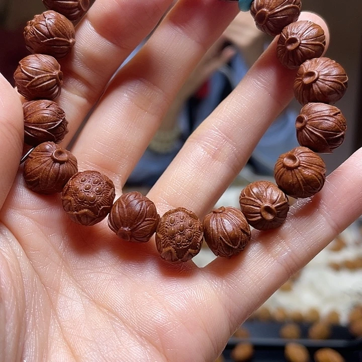 手串/手链橄榄核龙纹桃核 莲蓬