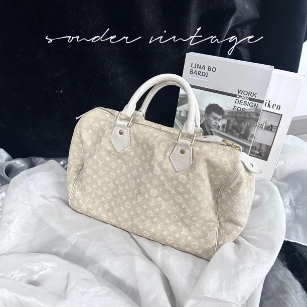 95新 LouisVuitton/路易威登 路易威登单宁波士顿手提包