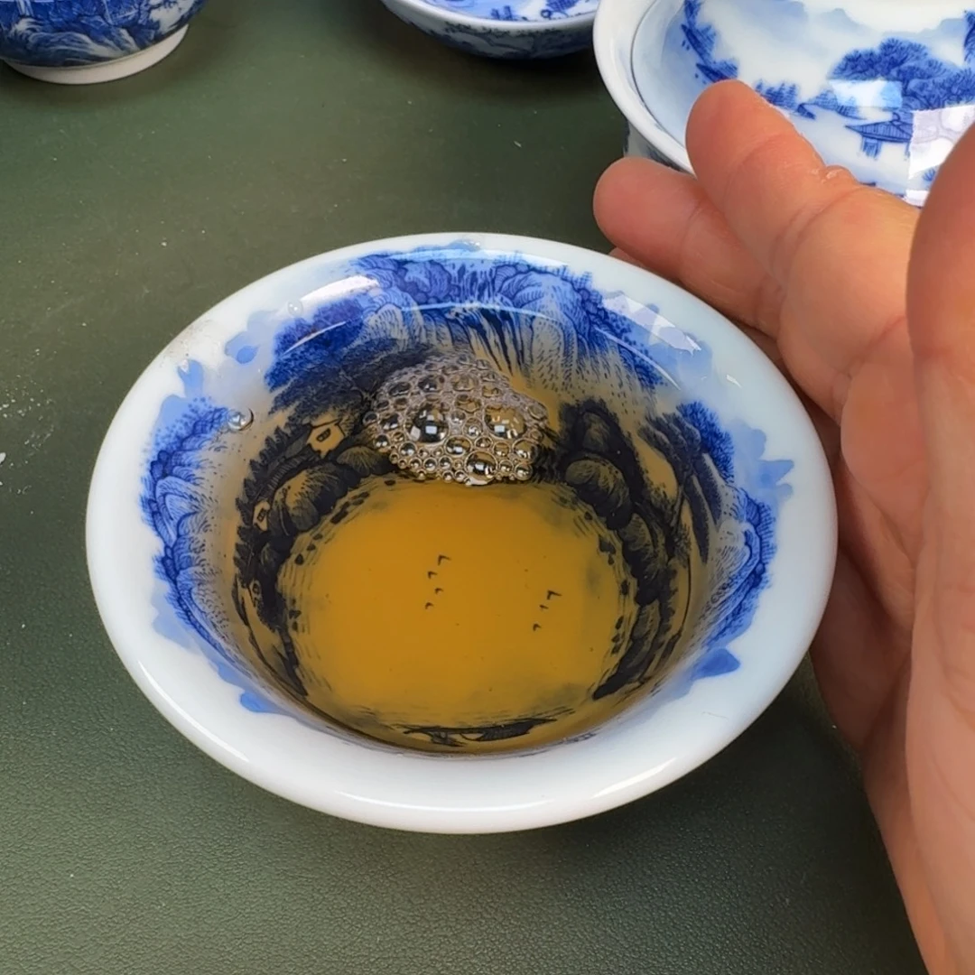 瓷景德镇纯手绘茶具圆圆231