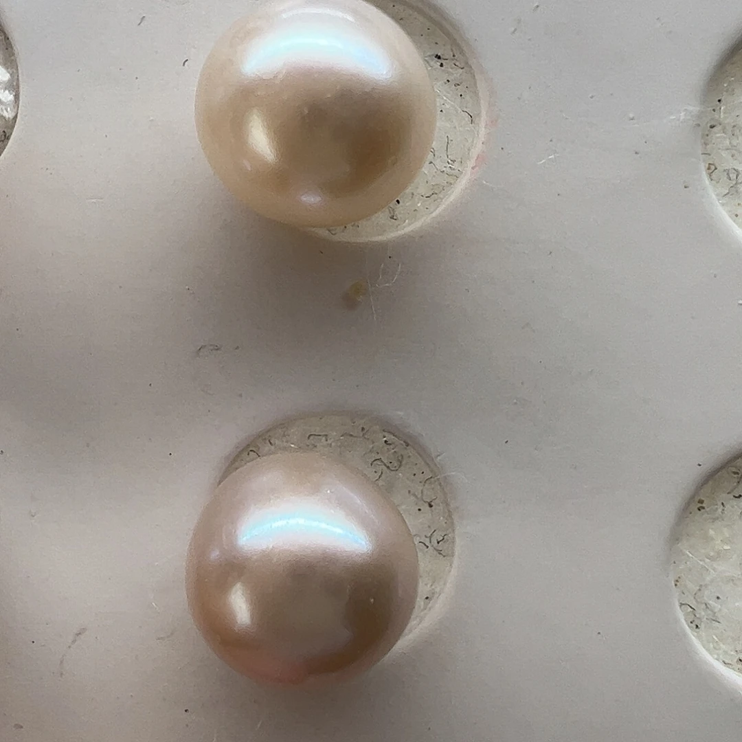 银S925镶嵌耳饰淡水珍珠