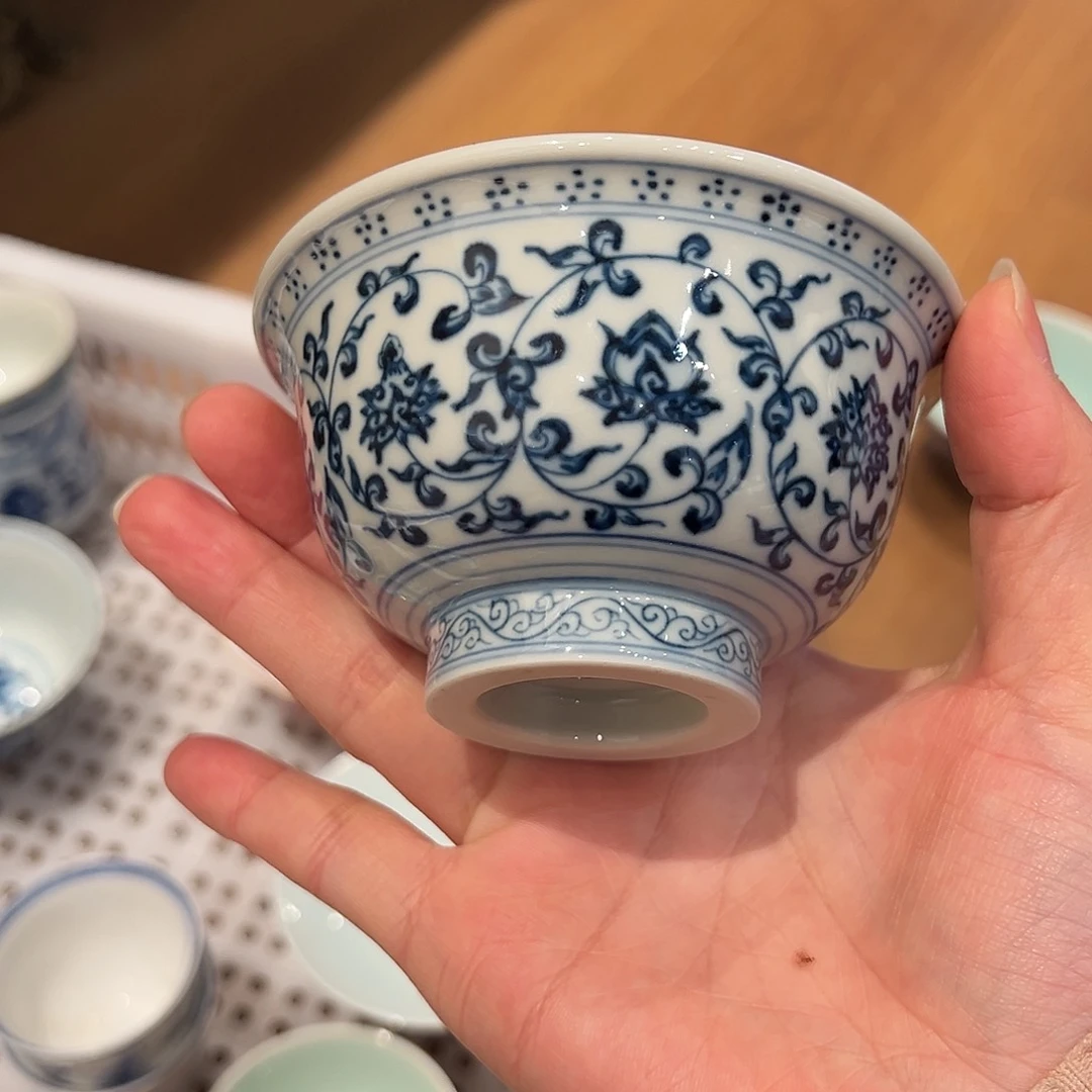 微瑕开播福利缠枝杯杯杯杯