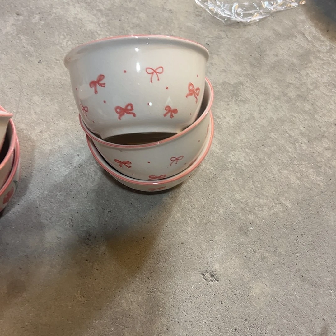 蝴蝶结4.5米饭碗6个装
