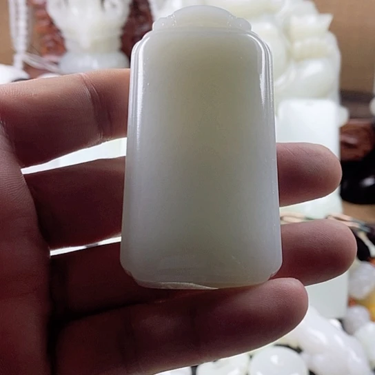 手链未镶嵌和田玉（白玉）